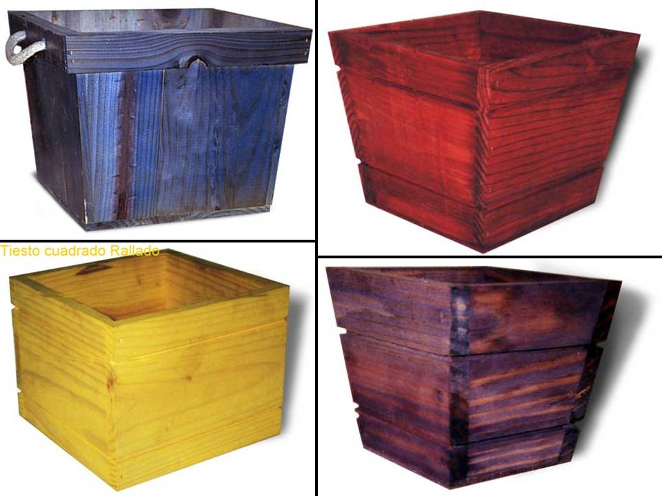 Caja de madera de fruta para decoración