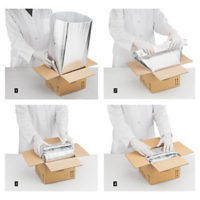Caja isotérmica Isopro ideal para el envío de alimentos - Abc Pack